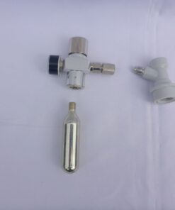 Reglator + cO2 + Plastic Ball Lock Disconnect Gas In –MFL screw