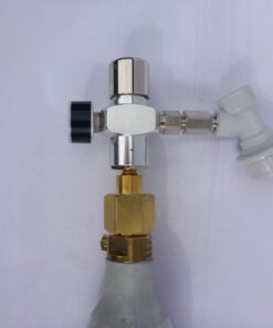 Reglator + Sodastream +Plastic Ball Lock Disconnect Gas In –MFL screw