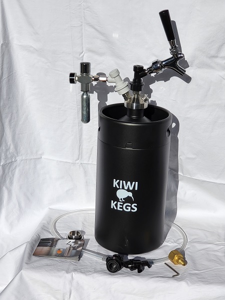 5L Mini Keg Full Party Kit Black