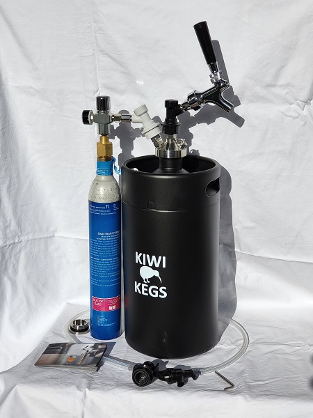 5L Mini Keg Full Party Kit Black