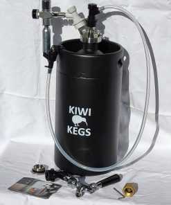 5L Mini Keg Full Party Kit Black