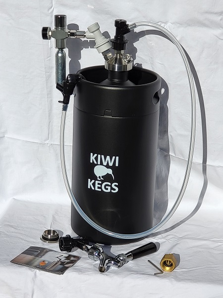 5L Mini Keg Full Party Kit Black